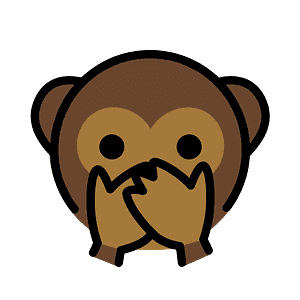 Speak-no-evil monkey