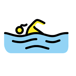 Woman swimming