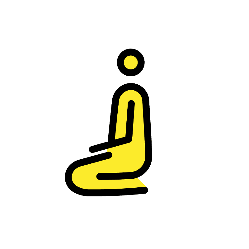 Man kneeling