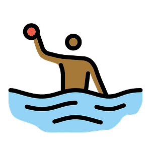 Person playing water polo