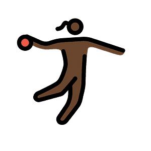 Woman playing handball