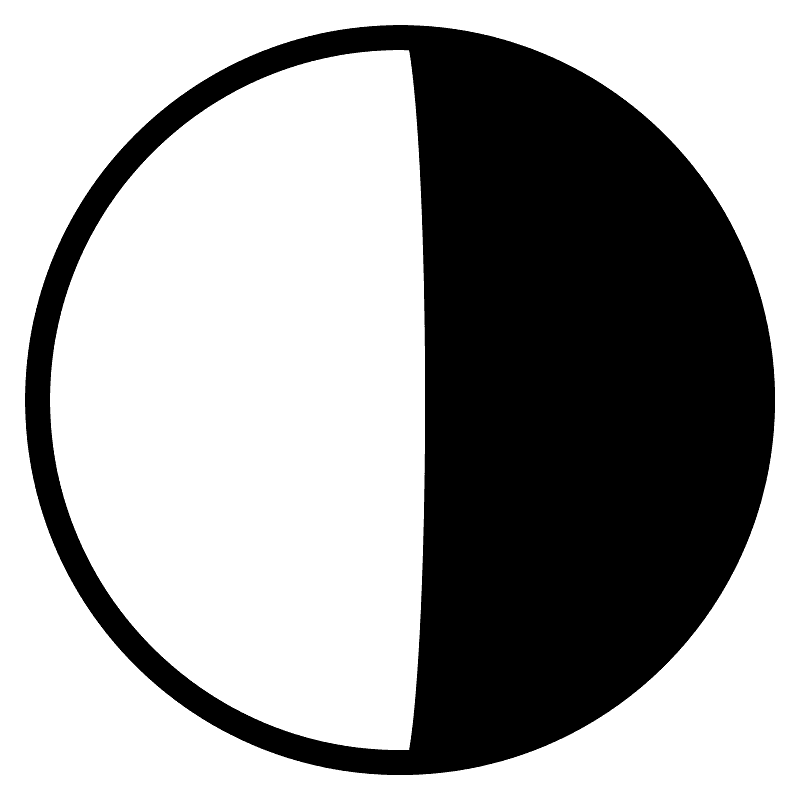 下弦月