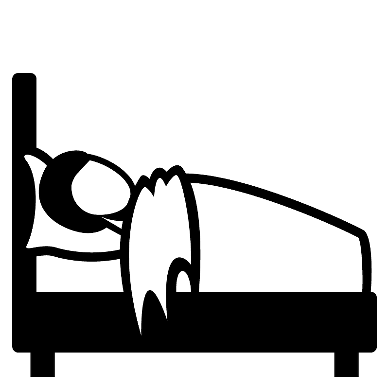 Person in bed