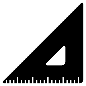 Triangular ruler