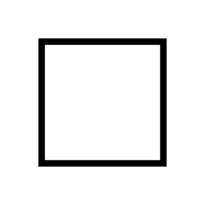 White medium-small square