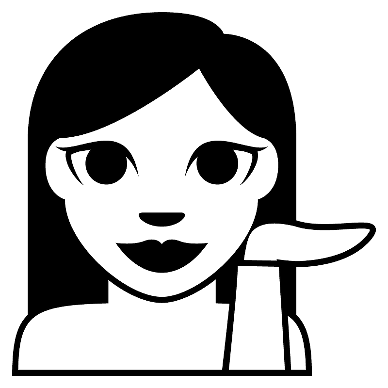 Person tipping hand