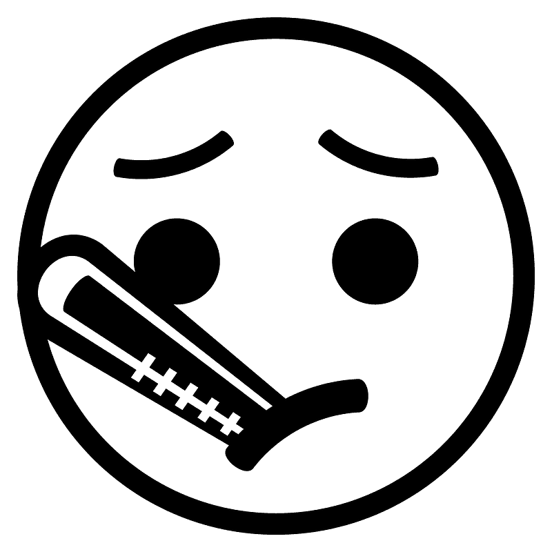 Face with thermometer