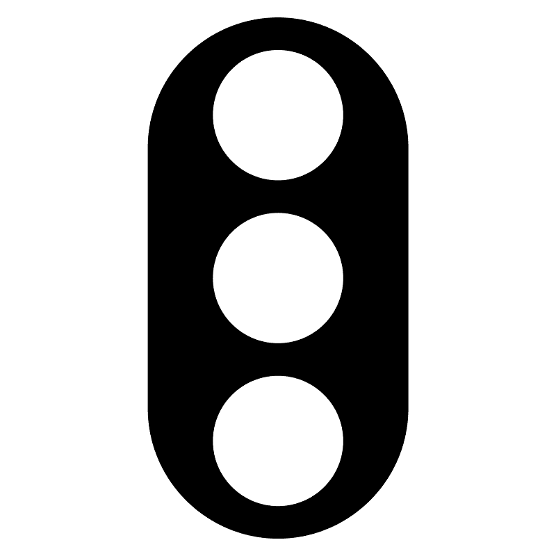 纵向的红绿灯