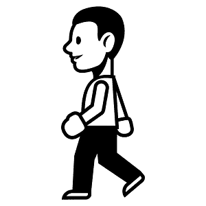 Person walking