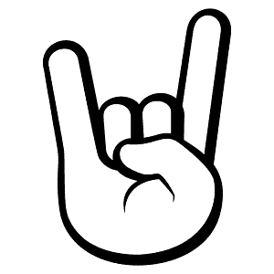 Sign of the horns