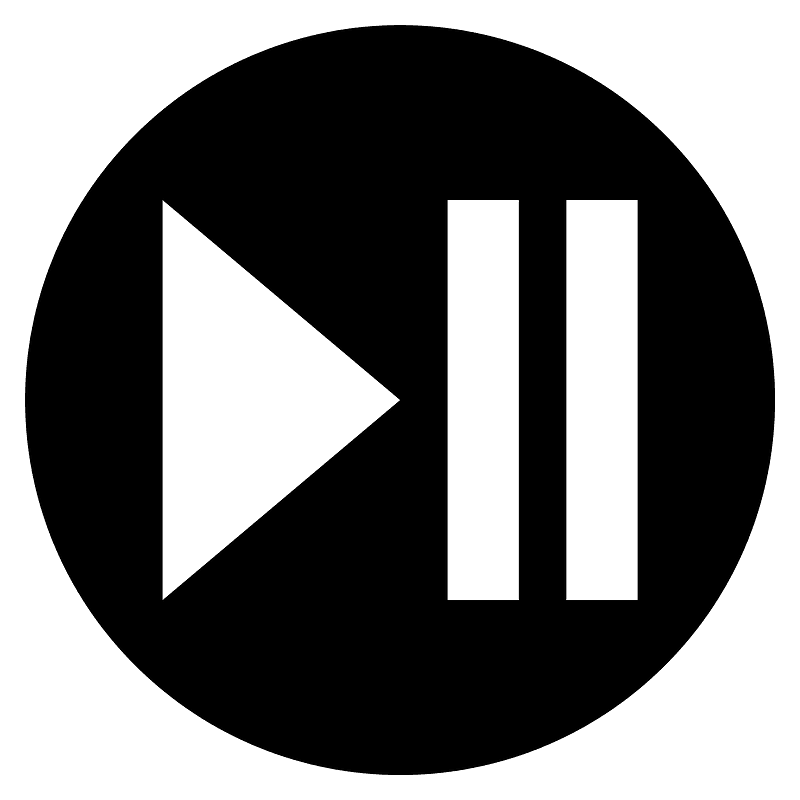 Play or pause button