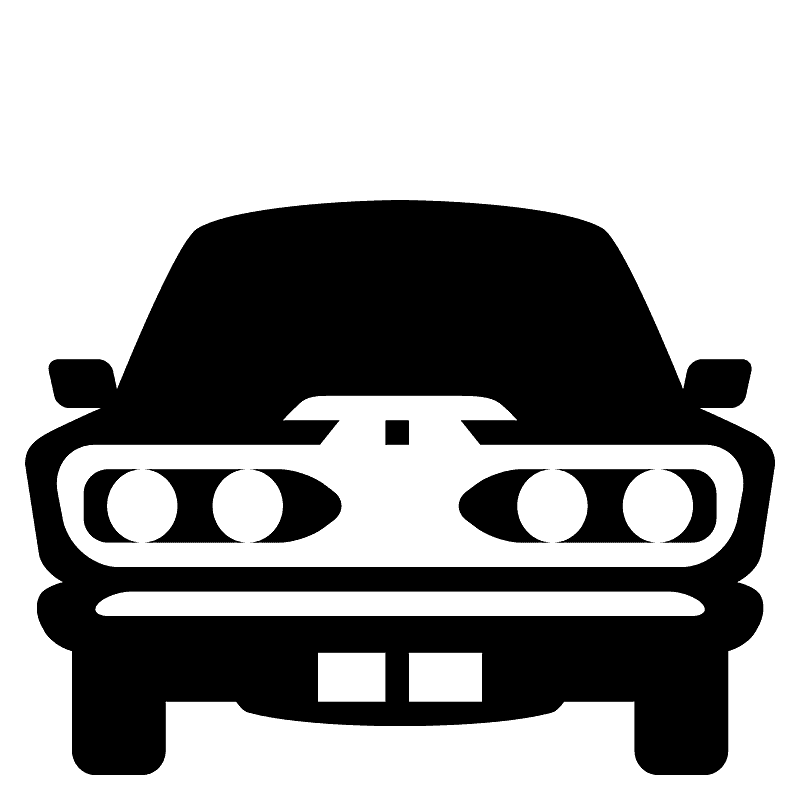 Oncoming automobile