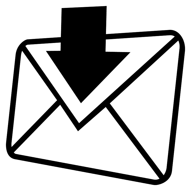 Amplop dengan panah