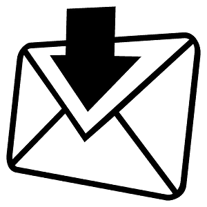 Envelope with arrow