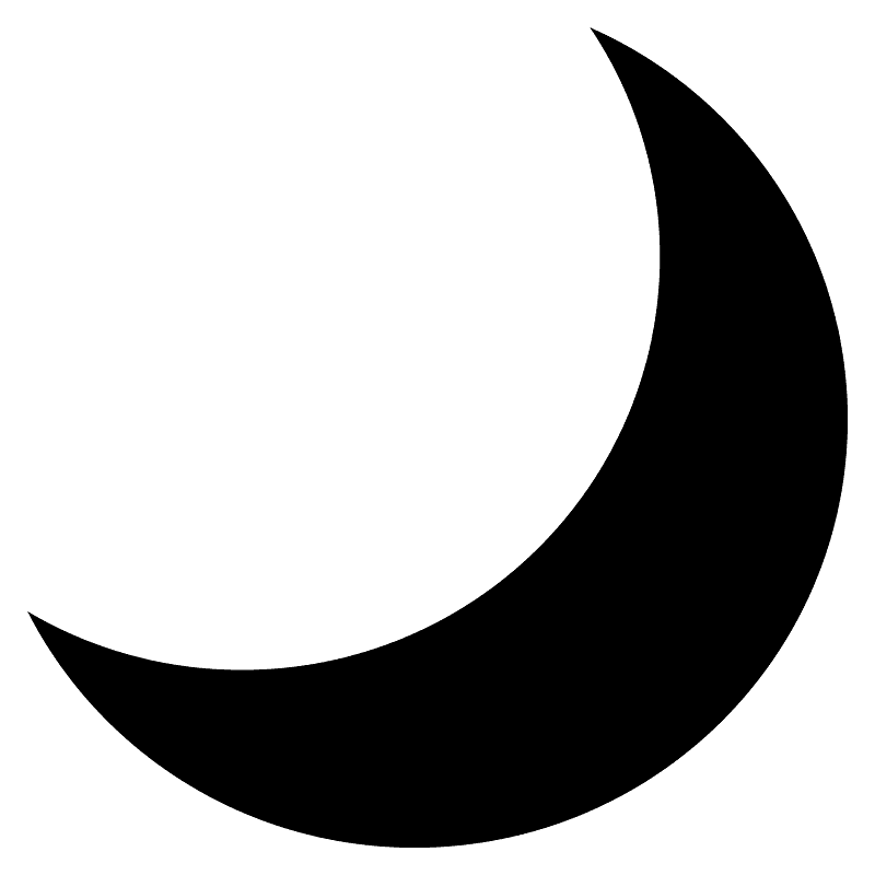 Crescent moon
