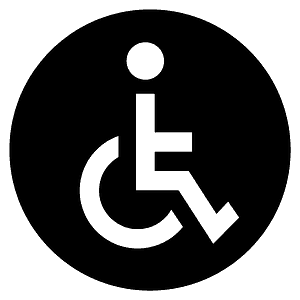 Wheelchair symbol
