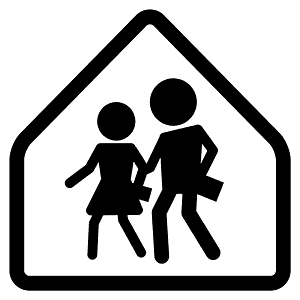 Children crossing