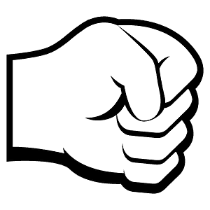 Right-facing fist