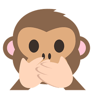 Speak-no-evil monkey