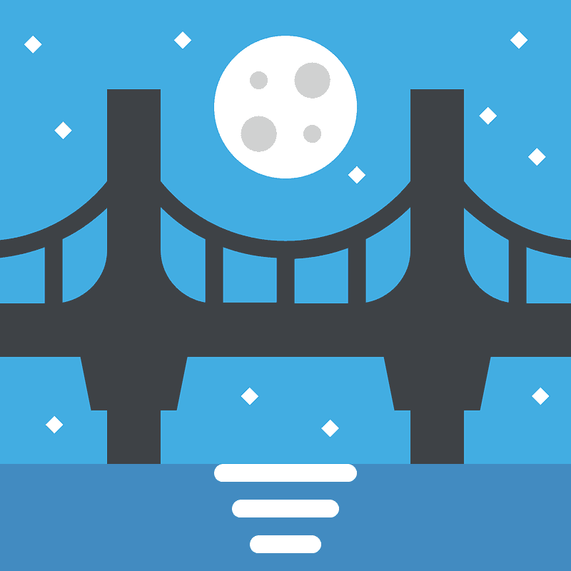 Bridge at night