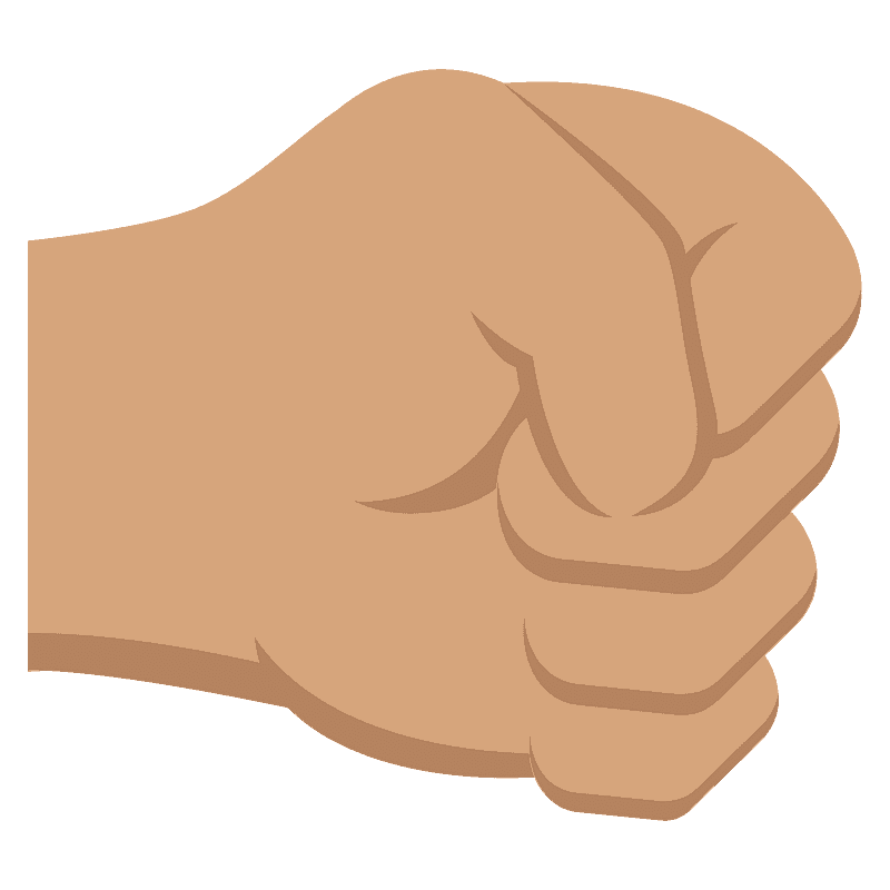 Right-facing fist