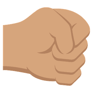 Right-facing fist