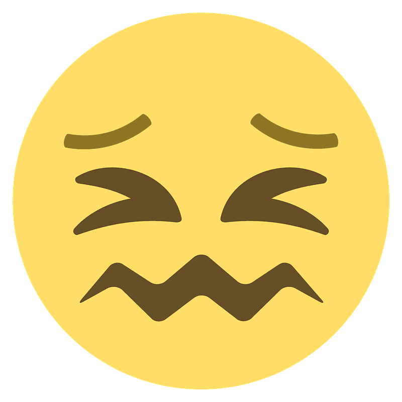 Confounded face