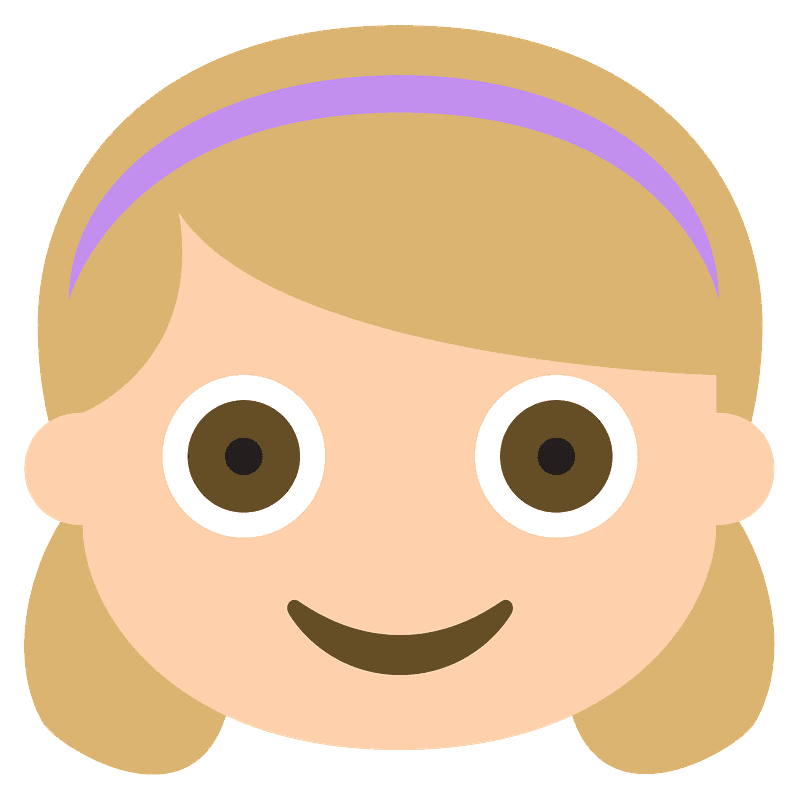 Peau moyennement claire fille 