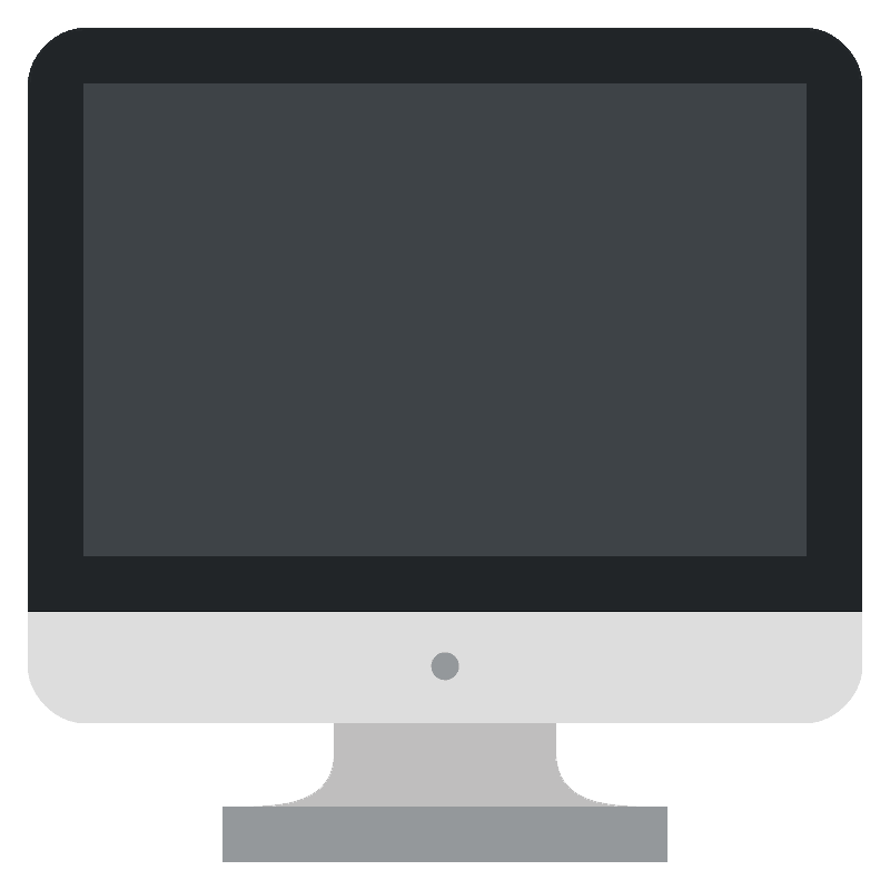 Desktop computer - Free vector emoji on creazilla.com