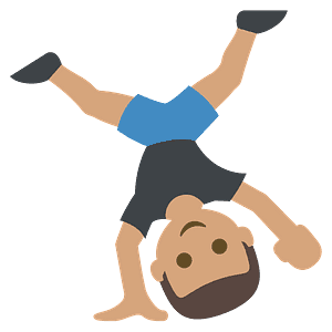 Person cartwheeling