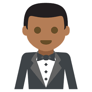 Person in tuxedo