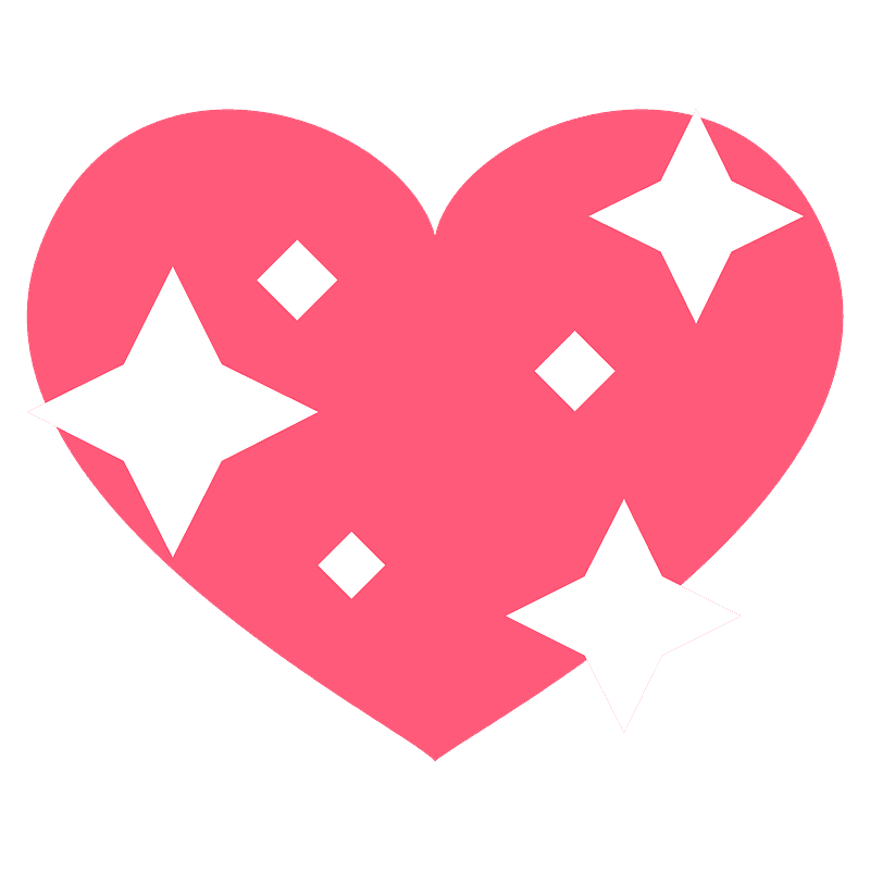 Sparkling heart