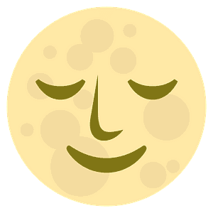 Full moon face