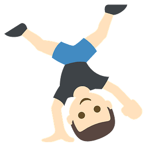 Person cartwheeling