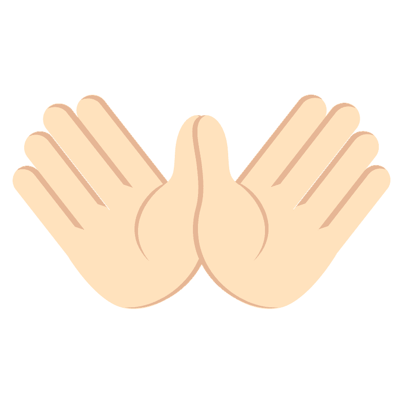 Open hands