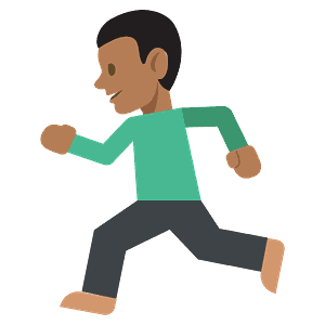 Person running