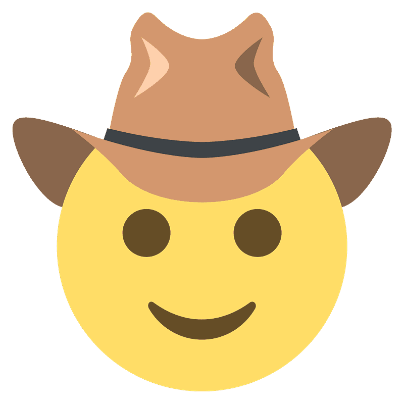 Cowboy hat face