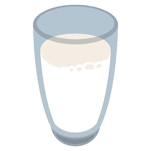 Glass of milk