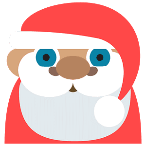 Carnagione olivastra Babbo Natale