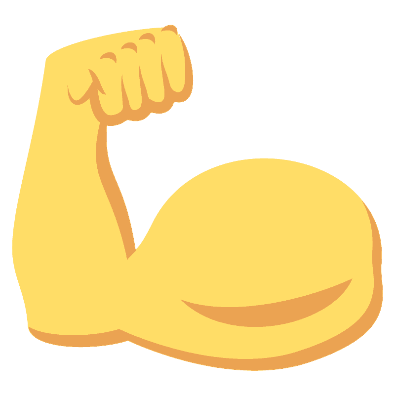 Flexed biceps