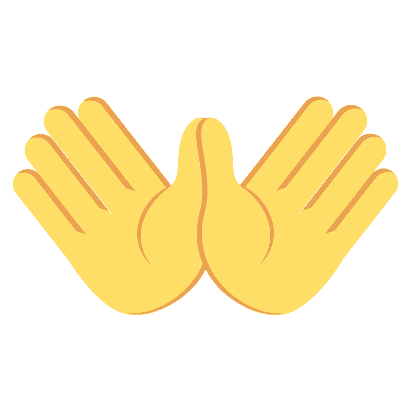 Open hands