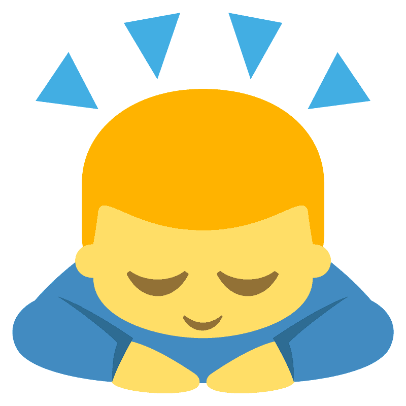 Person bowing