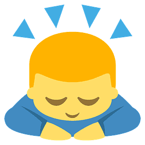 Person bowing