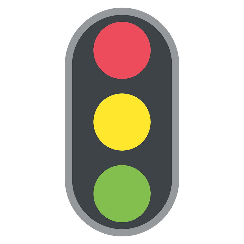 Vertical traffic light