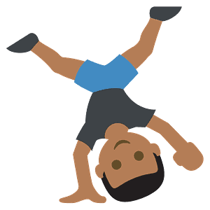 Person cartwheeling