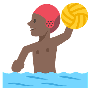 Person playing water polo