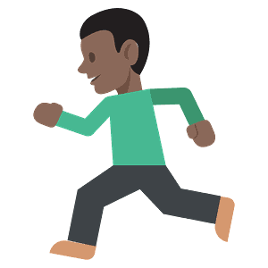 Person running