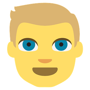 Person: blond hair