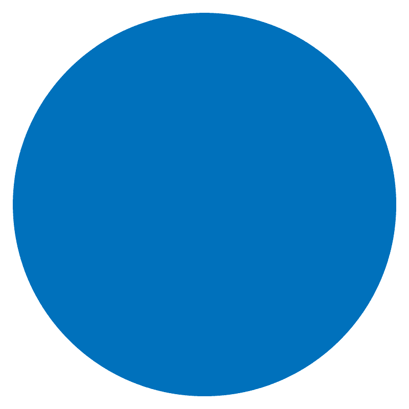 Blue circle