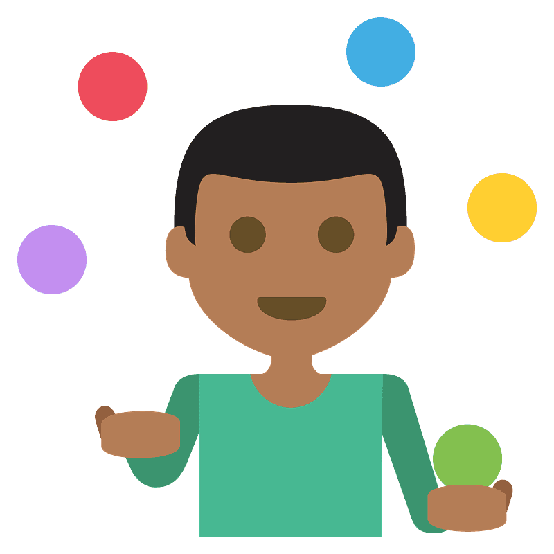 Warna kulit gelap-sedang orang melempar